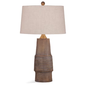 Bassett Mirror Bricolage Brown Kingsley Table Lamp