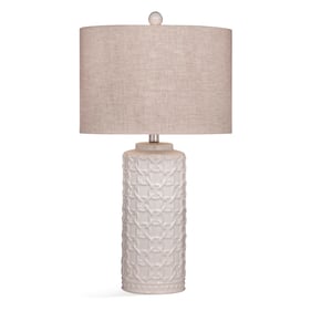 Bassett Mirror Marina White Table Lamp