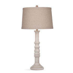 Bassett Mirror Bricolage White Augusta Table Lamp