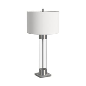 Bassett Mirror Tennison Silver Table Lamp