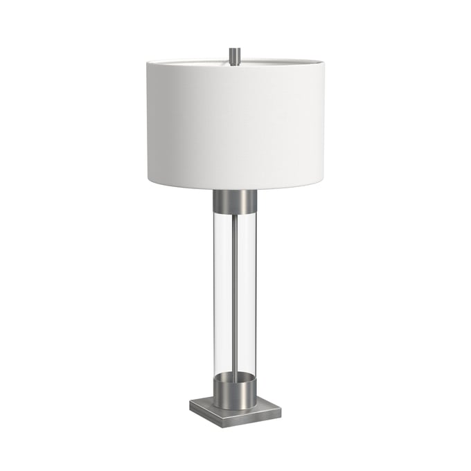 Bassett Mirror Tennison Silver Table Lamp BMC-L3706TEC