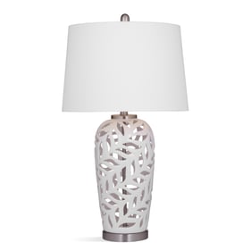 Bassett Mirror Willow White Table Lamp