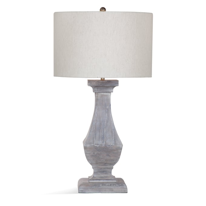 Bassett Mirror Derek Grey Table Lamp BMC-L3816TEC