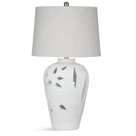 Bassett Mirror Amur White Table Lamp