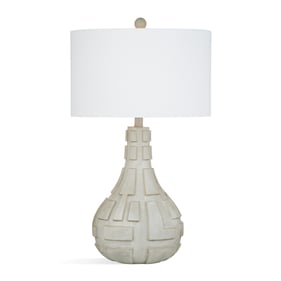 Bassett Mirror Satule White Table Lamp