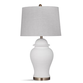 Bassett Mirror Hawkesbury White Table Lamp