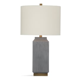 Bassett Mirror Broad Peak Grey Table Lamp