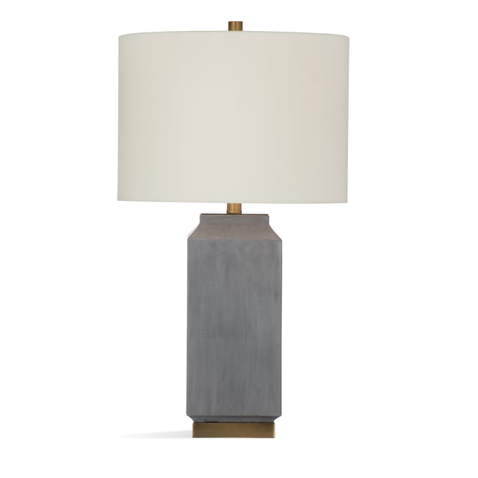 Bassett Mirror Broad Peak Grey Table Lamp BMC-L4073TEC