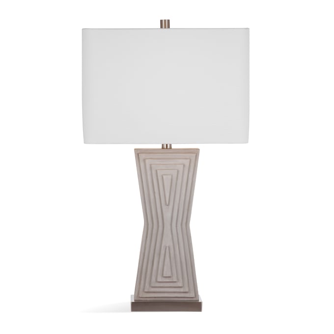 Bassett Mirror Marguerite Grey Table Lamp BMC-L4085TEC