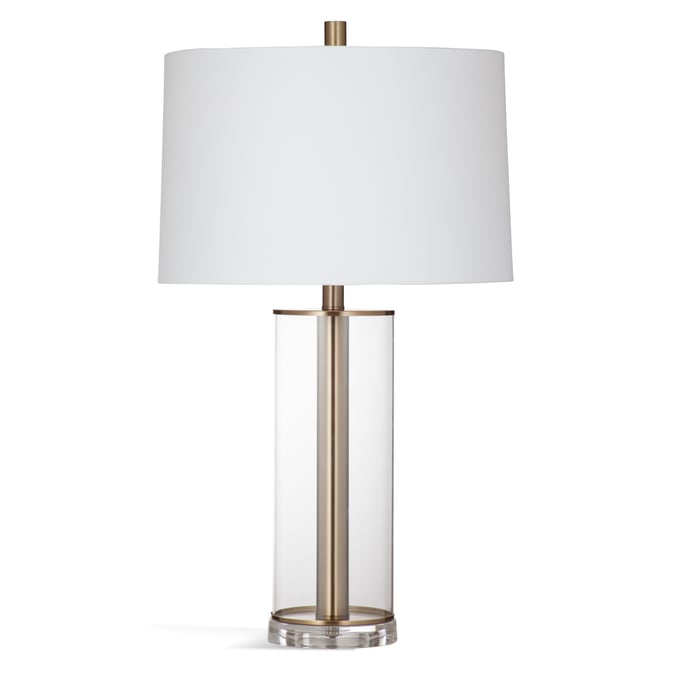 Bassett Mirror Ares Clear Brass Table Lamp BMC-L4107TEC