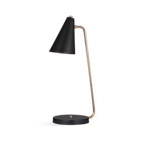 Bassett Mirror Inyo Black Table Lamp