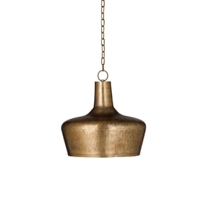 Bassett Mirror Jets Antique Brass Pendant Lamp