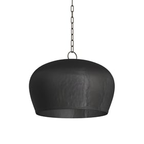 Bassett Mirror Black Bell Pendant