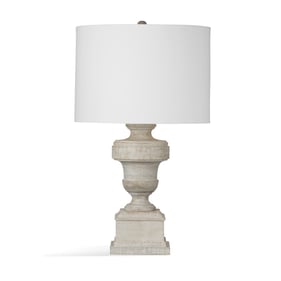 Bassett Mirror Stuttgrat White Wash Table Lamp