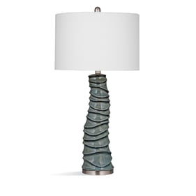 Bassett Mirror Gallie Blue Table Lamp