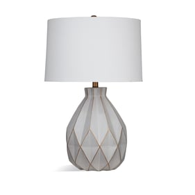 Bassett Mirror Nofa Grey Gold Table Lamp