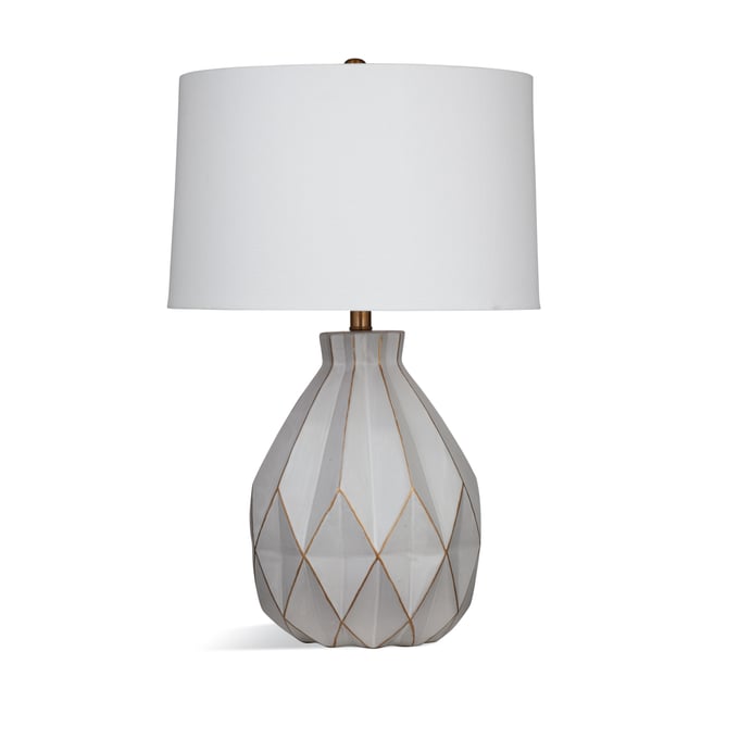 Bassett Mirror Nofa Grey Gold Table Lamp BMC-L4225T