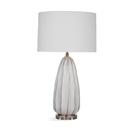 Bassett Mirror Josephine White Gold Table Lamp