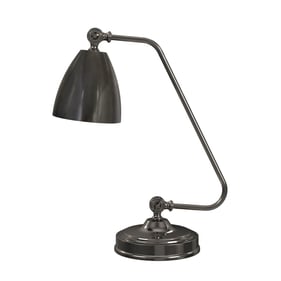 Bassett Mirror Shine Black Nickel Desk Lamp