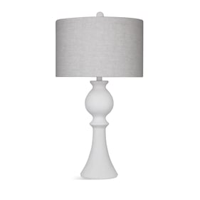 Bassett Mirror Pluss White Matte Table Lamp