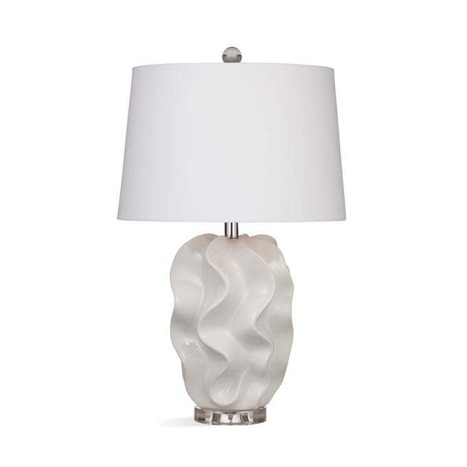 Bassett Mirror Crete White Table Lamp BMC-L4292T