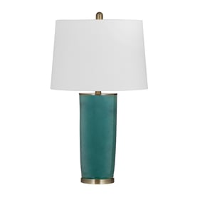 Bassett Mirror Drugget Blue Table Lamp