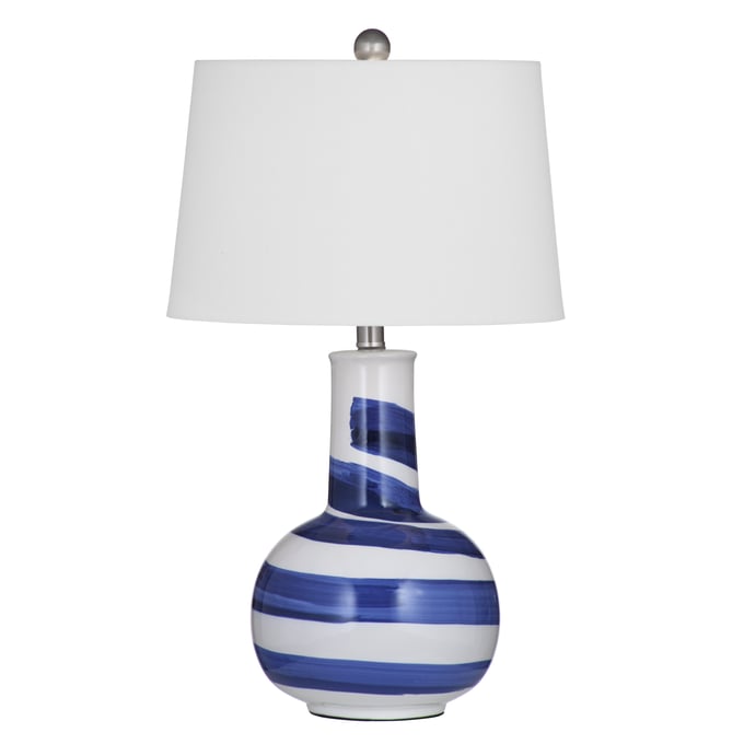 Bassett Mirror Sandals Blue White Cream Table Lamp BMC-L4368T