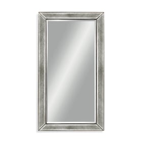 Bassett Mirror Beaded Silver Wall Mirror