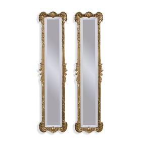 Bassett Mirror Helena Gold 2pc Panel Mirror Set