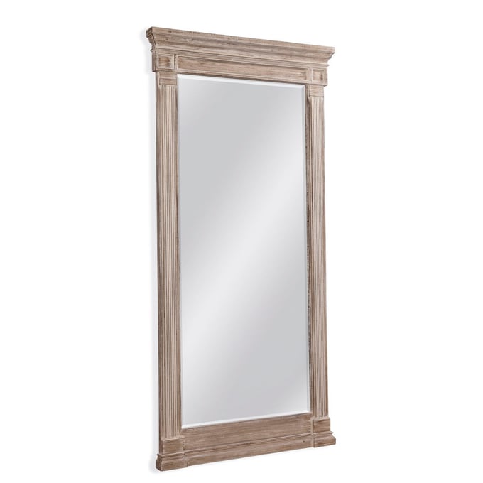 Bassett Mirror Ione Distressed Grey Floor Mirror BMC-M3835BEC