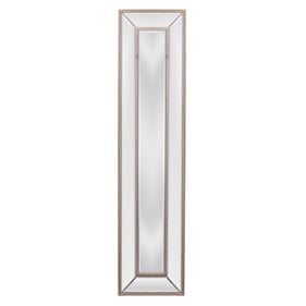 Bassett Mirror Pompano Scrubbed Pine Floor Mirror