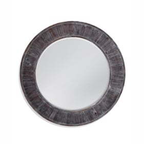 Bassett Mirror Hunter Grey Round Mirror