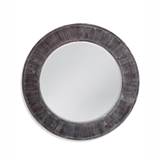 Bassett Mirror Hunter Grey Round Mirror BMC-M4448BEC