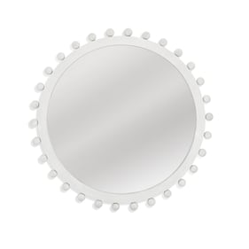 Bassett Mirror Allard White Wall Mirror