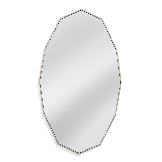 Bassett Mirror Turning Silver Turning Leaf Wall Mirror BMC-M4721EC