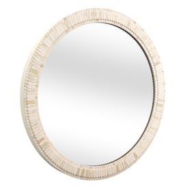 Bassett Mirror Magnolia White Wall Mirror