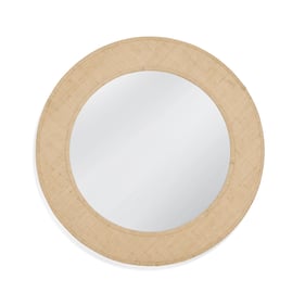 Bassett Mirror Destin Beige Wall Mirror