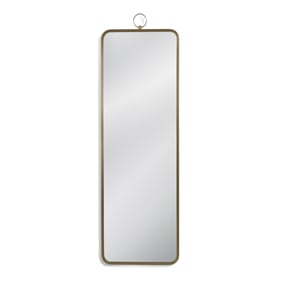 Bassett Mirror Circle Gold Floor Mirror