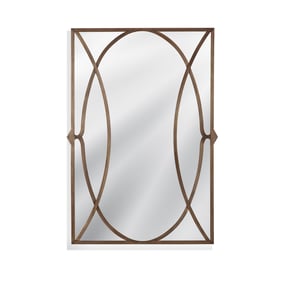 Bassett Mirror Lattice Bronze Wall Mirror