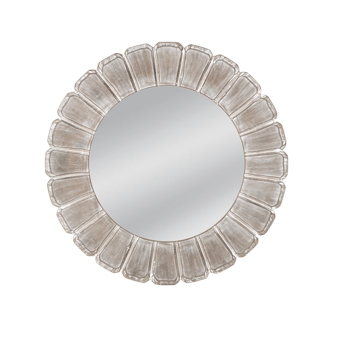 Bassett Mirror Lapus White Wash Wall Mirror BMC-M4873