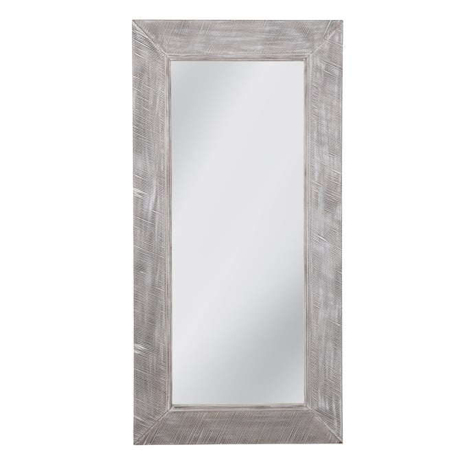 Bassett Mirror Baker White Wash Floor Mirror BMC-M4874