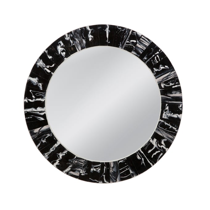 Bassett Mirror Argentella Black Wall Mirror BMC-M4905