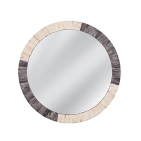 Bassett Mirror Grey Ivory Golden Sands Wall Mirror