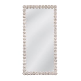 Bassett Mirror Mandith White Wash Floor Mirror