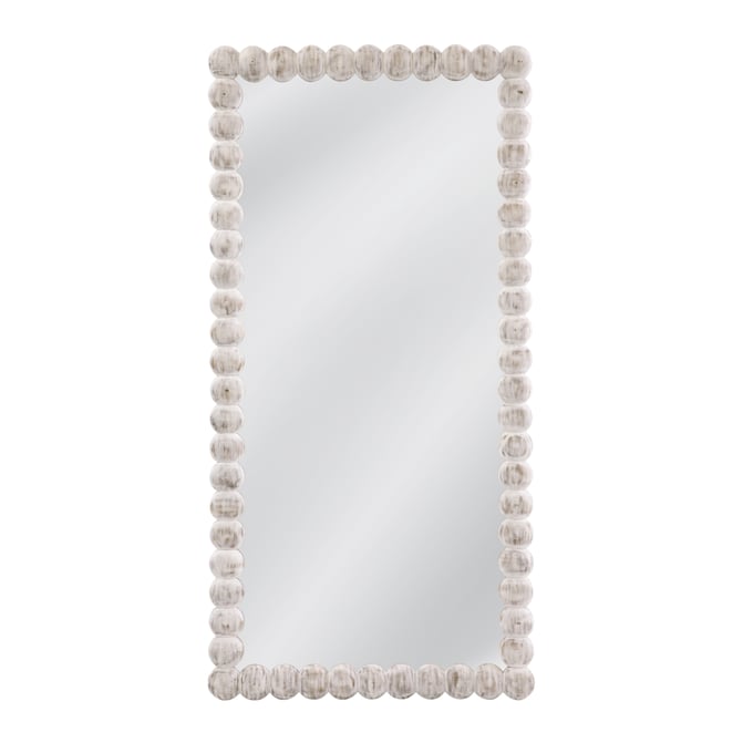 Bassett Mirror Mandith White Wash Floor Mirror BMC-M4914