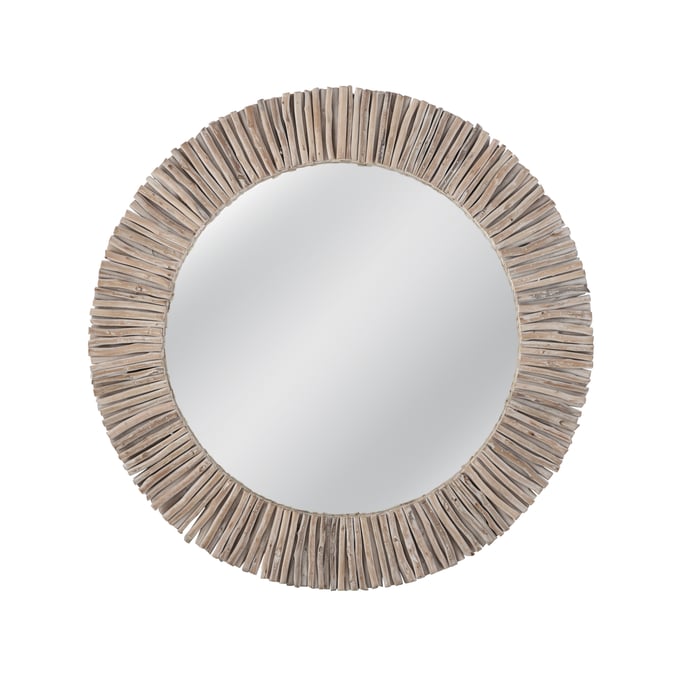 Bassett Mirror Splay White Wall Mirror BMC-M4915