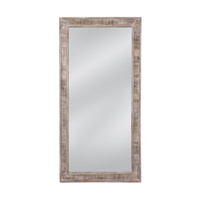 Bassett Mirror Drew White Wash Floor Mirror