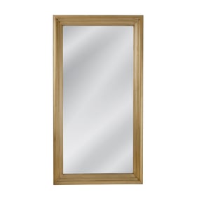 Bassett Mirror Rea Antique Brass Floor Mirror