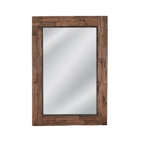 Bassett Mirror Brown Rustic Floor Mirror