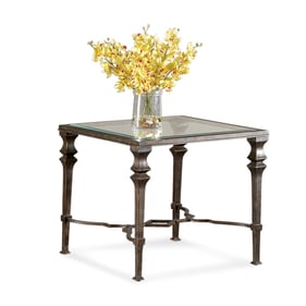 Bassett Mirror Lido Bronze Square End Table